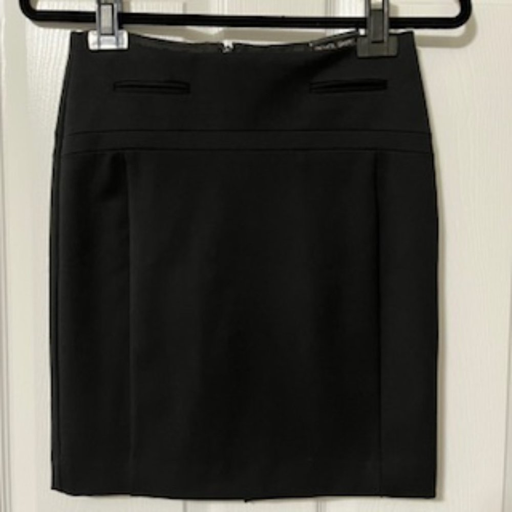 EXPRESS Black Studio Stretch Pencil Skirt Size 00 New with Tags